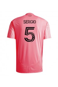 Inter Miami Sergio Busquets #5 Jalkapallovaatteet Kotipaita 2025-26 Lyhythihainen